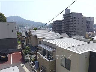 リヴィエール口田Ⅱの展望|募集のお部屋（206号室）からの眺望です！