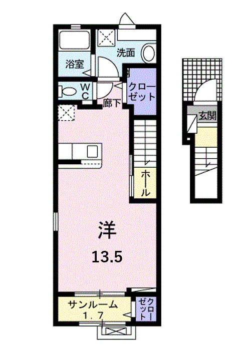 桜・レジデンスＡの間取り