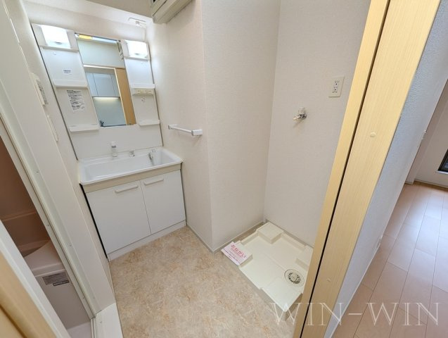 アンソレイユ北原 Ⅱの洗面所|イメージ（同建物内別部屋の写真です）