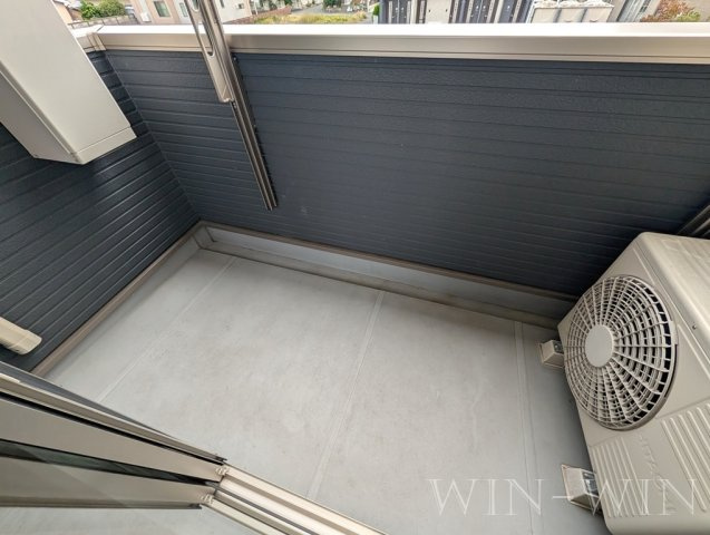 アンソレイユ北原 Ⅱのバルコニー|イメージ（同建物内別部屋の写真です）