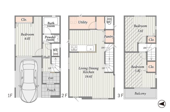 【間取り】 | 品川区戸越6丁目