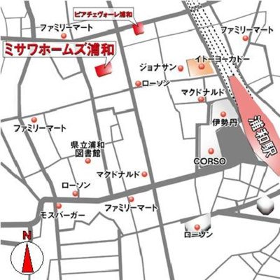 【地図】 | ミサワホームズ浦和