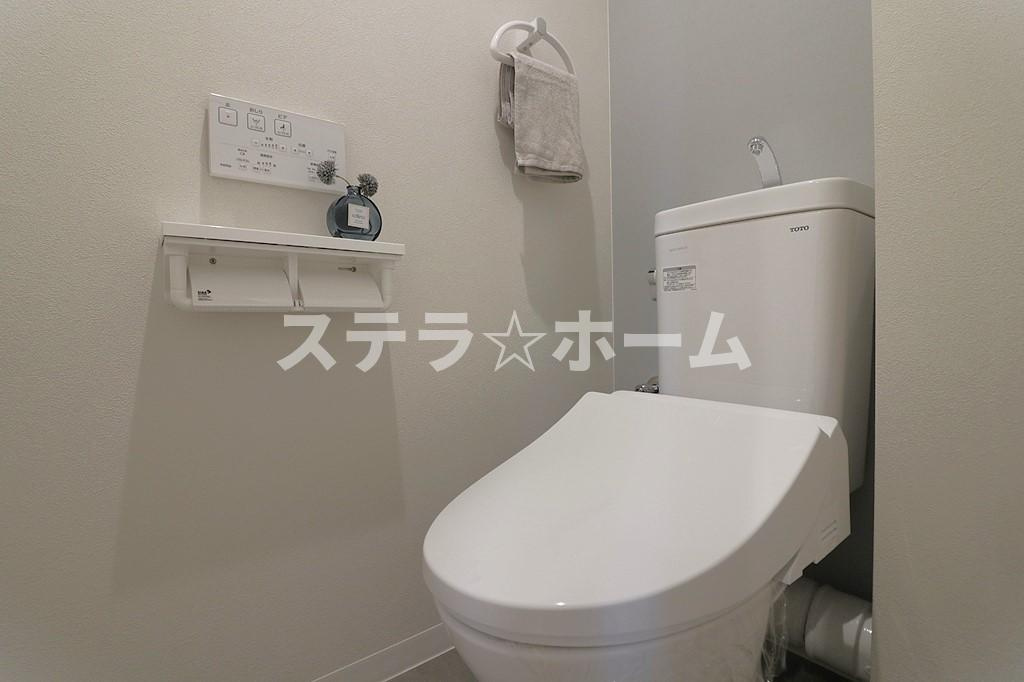 レックスコート都島のトイレ|シンプルで使いやすいトイレです
