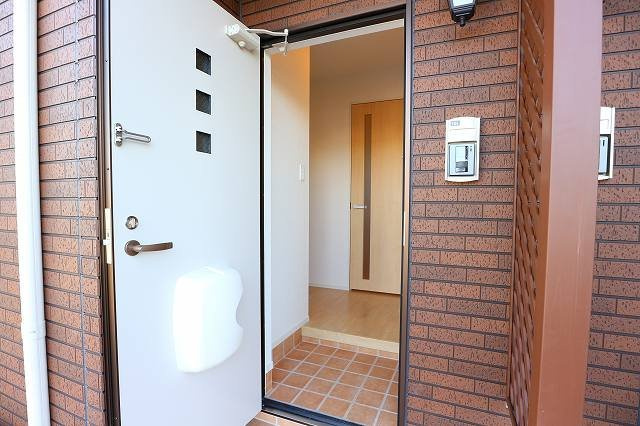 レーベン　ハイムの玄関