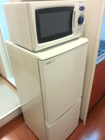 レオパレスリブェールⅡのその他|冷蔵庫・レンジ