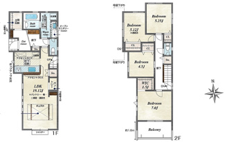 【間取り】 | 川口市前川４丁目　新築戸建