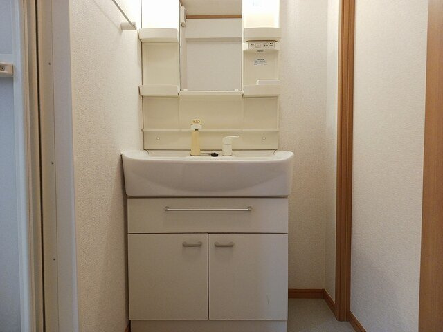 オレンジ　カウンティの洗面所