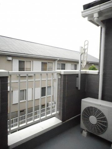 グリーンヒルズⅡのバルコニー