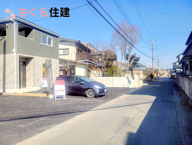 クレイドルガーデン今泉町第5　2号棟の前面道路含む現地写真|閑静な住宅街の一角になります