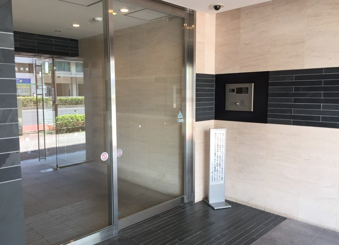 グランヴァン亀戸Ⅱのエントランス