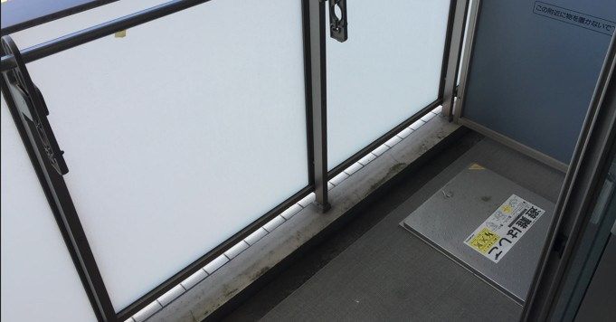 グランヴァン亀戸Ⅱのバルコニー