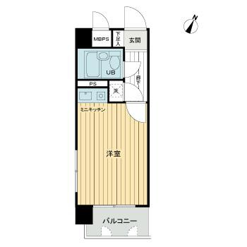 ライオンズマンション西霞町第２の間取り