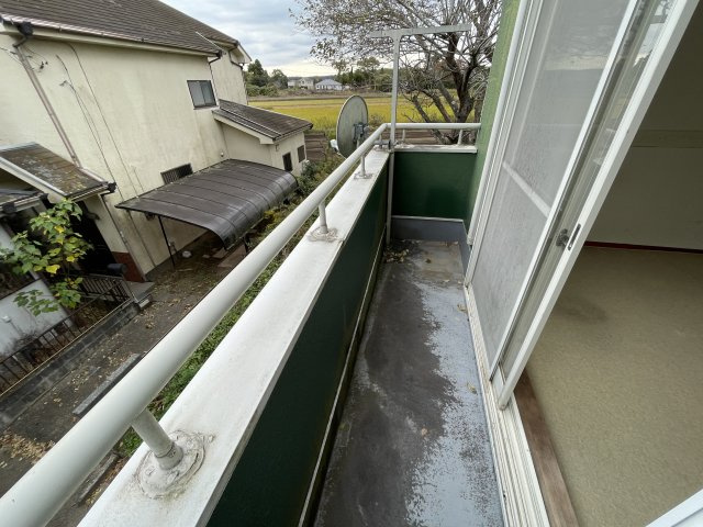 茂原市七渡中古戸建のバルコニー