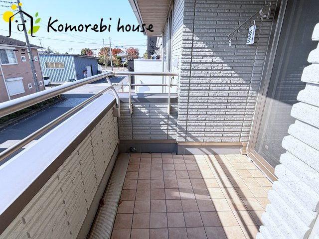 鴻巣市赤城　中古一戸建てのバルコニー|バルコニーです