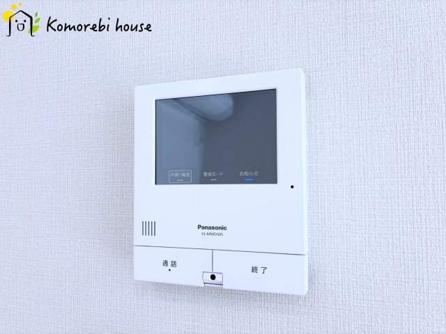 鴻巣市赤城　中古一戸建ての設備|TVモニター付きインターフォンです