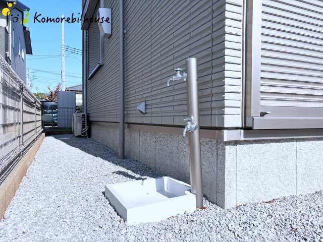 鴻巣市赤城　中古一戸建てのその他|掃除や水やりに便利な外水栓です