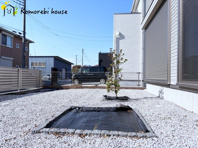 鴻巣市赤城　中古一戸建ての庭|広々とした庭です