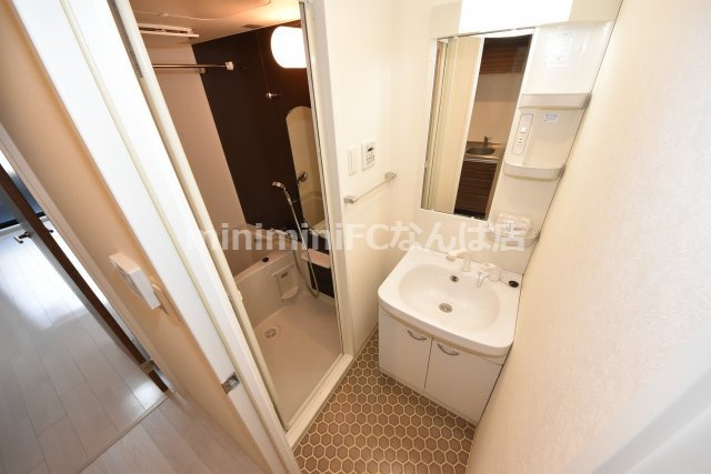 フレア難波の洗面所