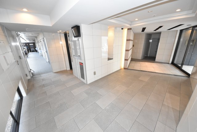 大拓ハイツ22のエントランス