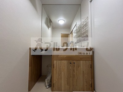 国分西2丁目戸建ての独立洗面台