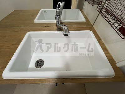 国分西2丁目戸建ての独立洗面台