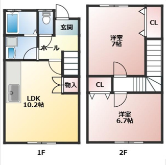 【間取り】 | ベルウィングⅠ