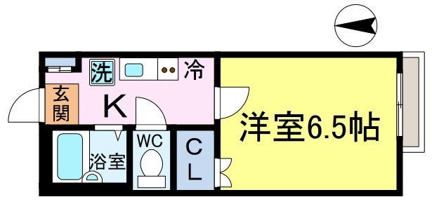 アビターレ中央Ⅱの間取り