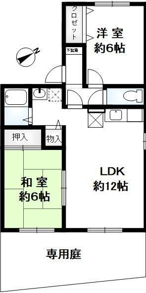 セジュール大蔵の間取り