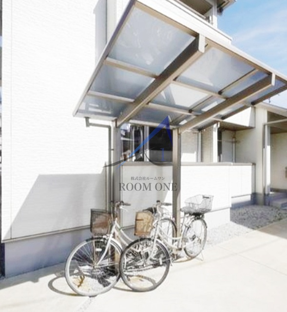 ルーエのその他共用部分|駐輪スペースです。