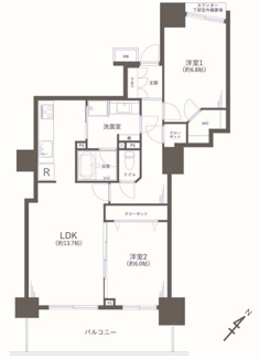 【間取り】 | パークシティ大宮セントラルタワー