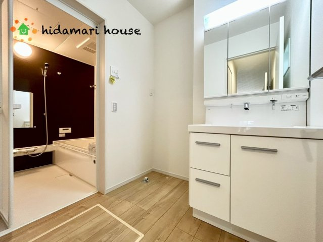 上尾市浅間台12期　新築戸建　GRACE02の脱衣所