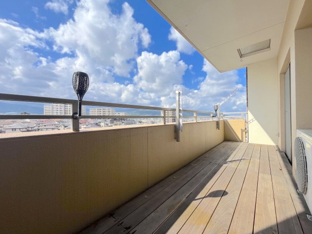 エバーライフパセオ博多南のバルコニー