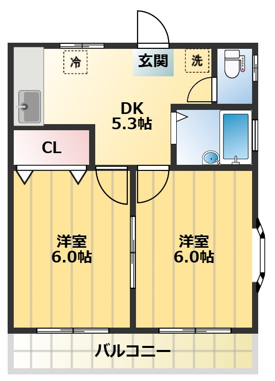 コーポみやざわの間取り