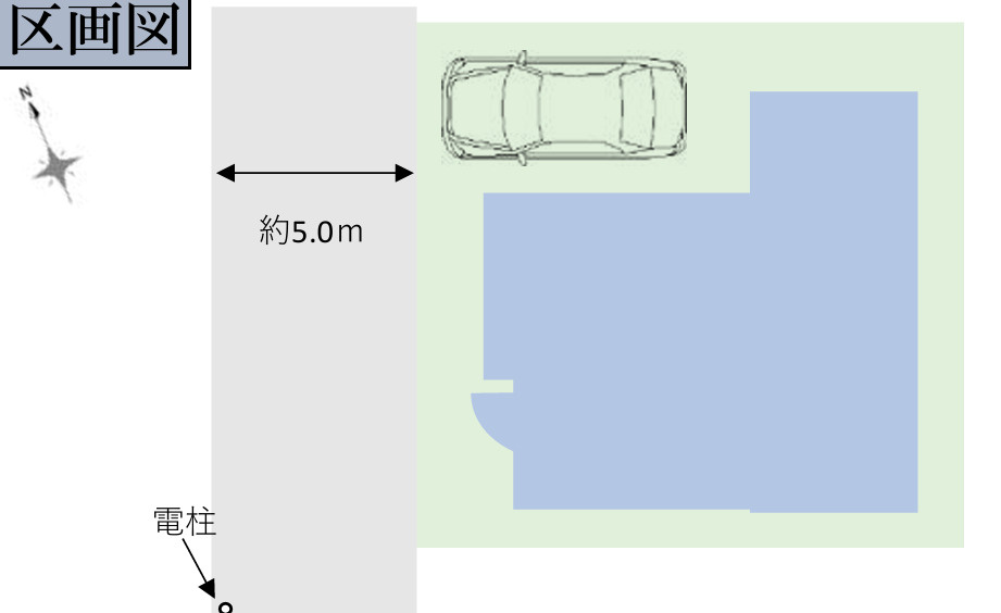 新築/練馬区南大泉2丁目　27期全1棟の区画図|駐車場あり（車種による）
