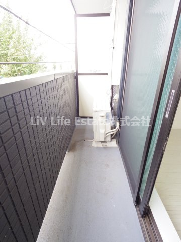 カインドネス東大和のバルコニー