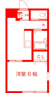 【間取り】 | 洗面台とトイレが別の空間になります♪