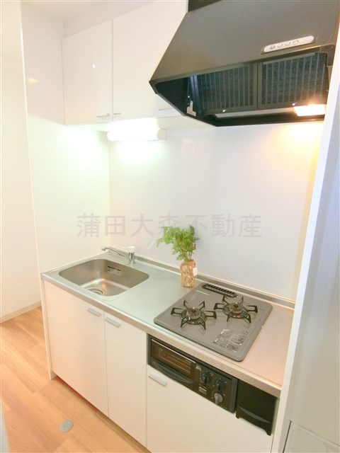 サンライズ大雄のキッチン|3口ガスグリル付システムキッチン