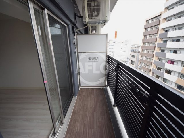 クリスタルグランツ難波WESTのバルコニー|クリスタルグランツ難波WEST　バルコニー