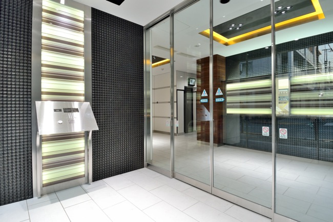 アーベイン常盤台のエントランス