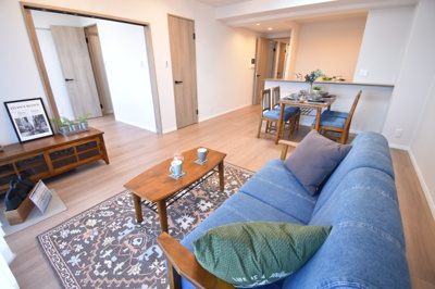 【居間・リビング】 | コアマンション郡元ネクステージ