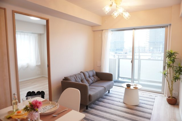 グーディッシュ谷塚の居間・リビング