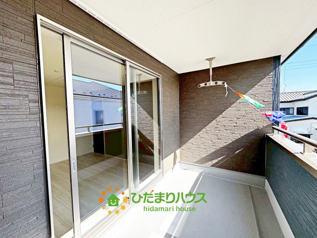 久喜菖蒲第２　新築一戸建て　01　リーブルガーデンのバルコニー