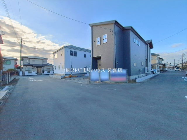 久喜菖蒲第２　新築一戸建て　01　リーブルガーデンの前面道路含む現地写真|2026/1/29　撮影