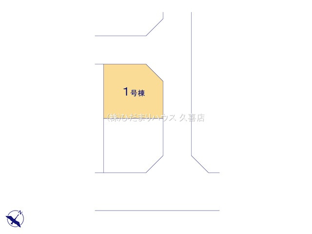 久喜菖蒲第２　新築一戸建て　01　リーブルガーデンの区画図|全２棟