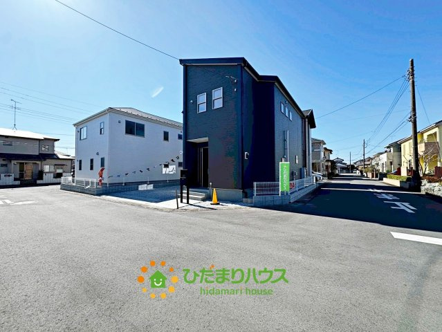 久喜菖蒲第２　新築一戸建て　01　リーブルガーデンの前面道路含む現地写真