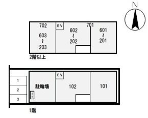 【区画図】 | アーバン富田町