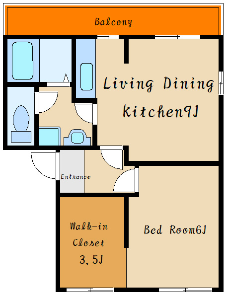 タウニィ・尾上の間取り