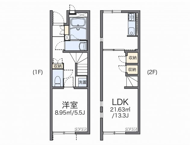 【間取り】 | レオネクスト国分通