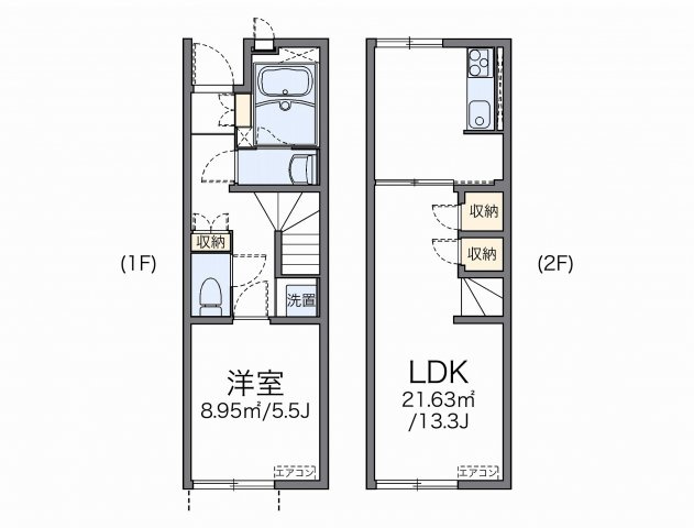 【間取り】 | レオネクスト国分通