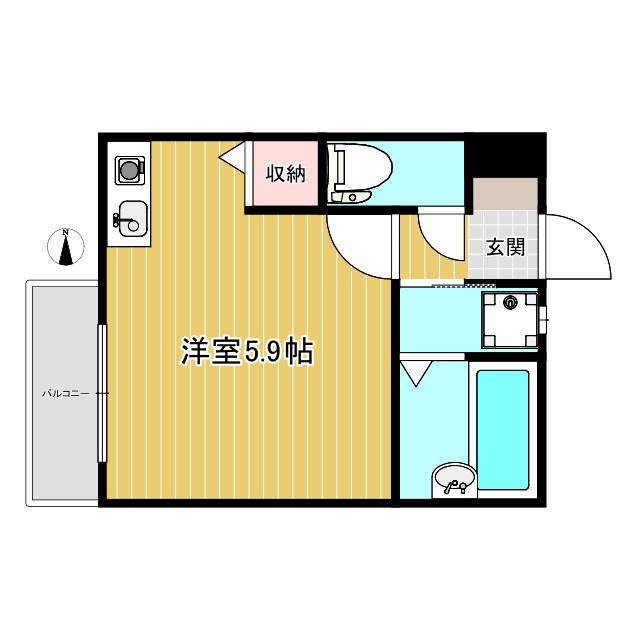 アーベインテラス舟渡の間取り